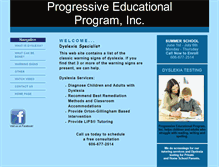 Tablet Screenshot of progressiveeducationalprogram.com